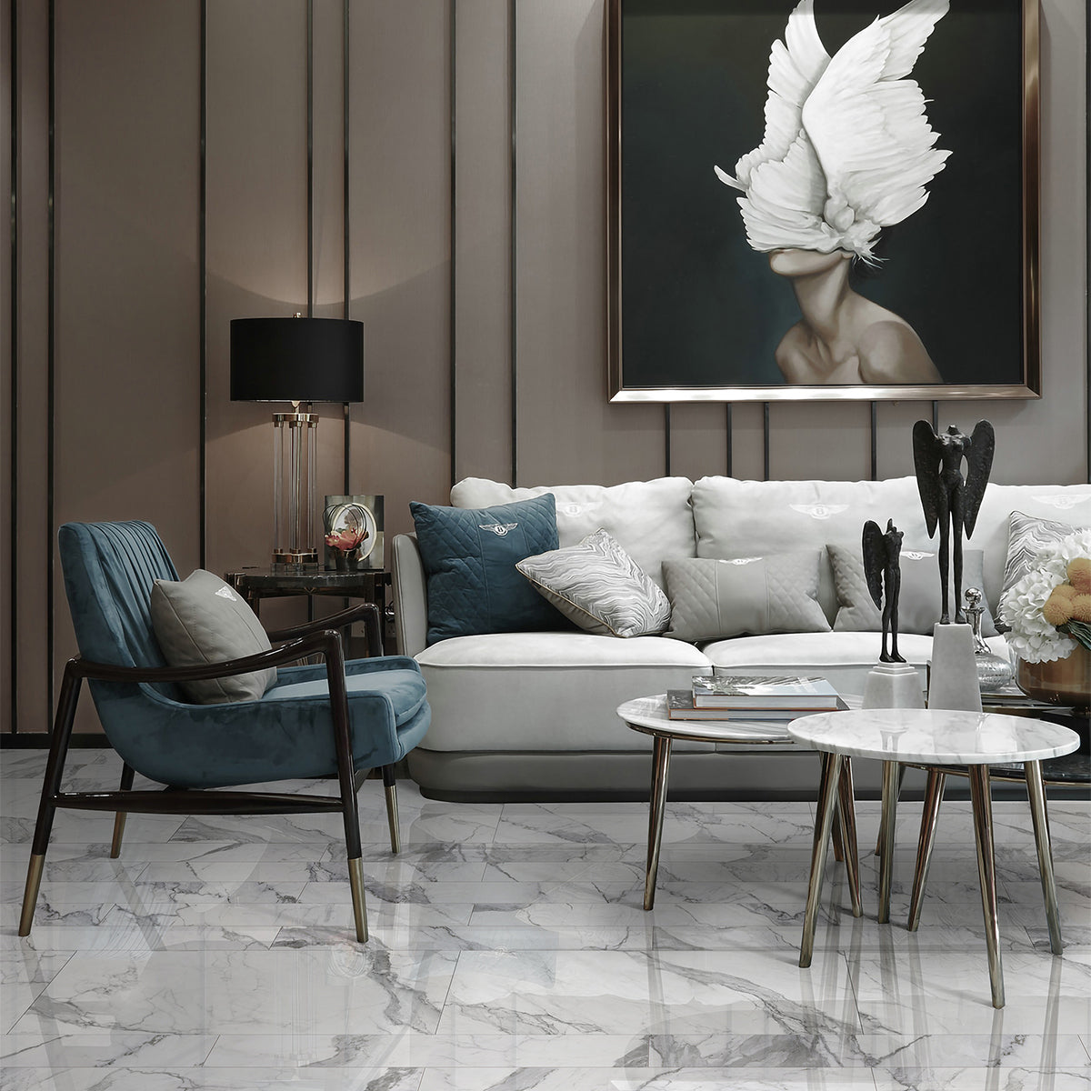 24-CA Marble Look Tiles