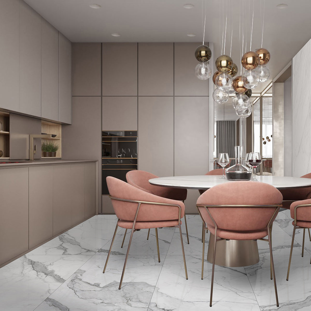 24-CA Marble Look Tiles