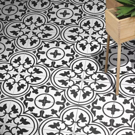 50-BLKWL Pattern Tiles