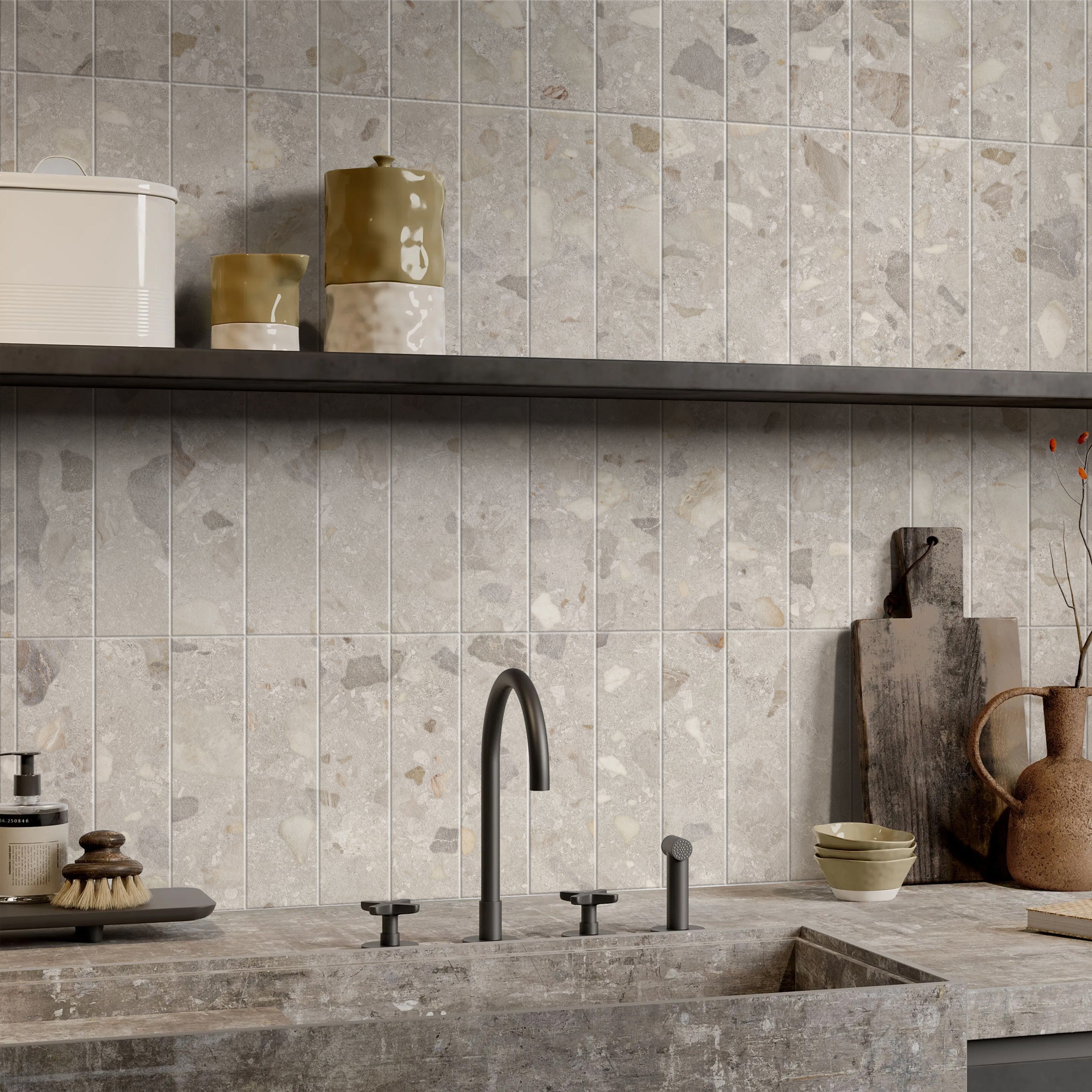 6-MT Terrazzo Look Tiles