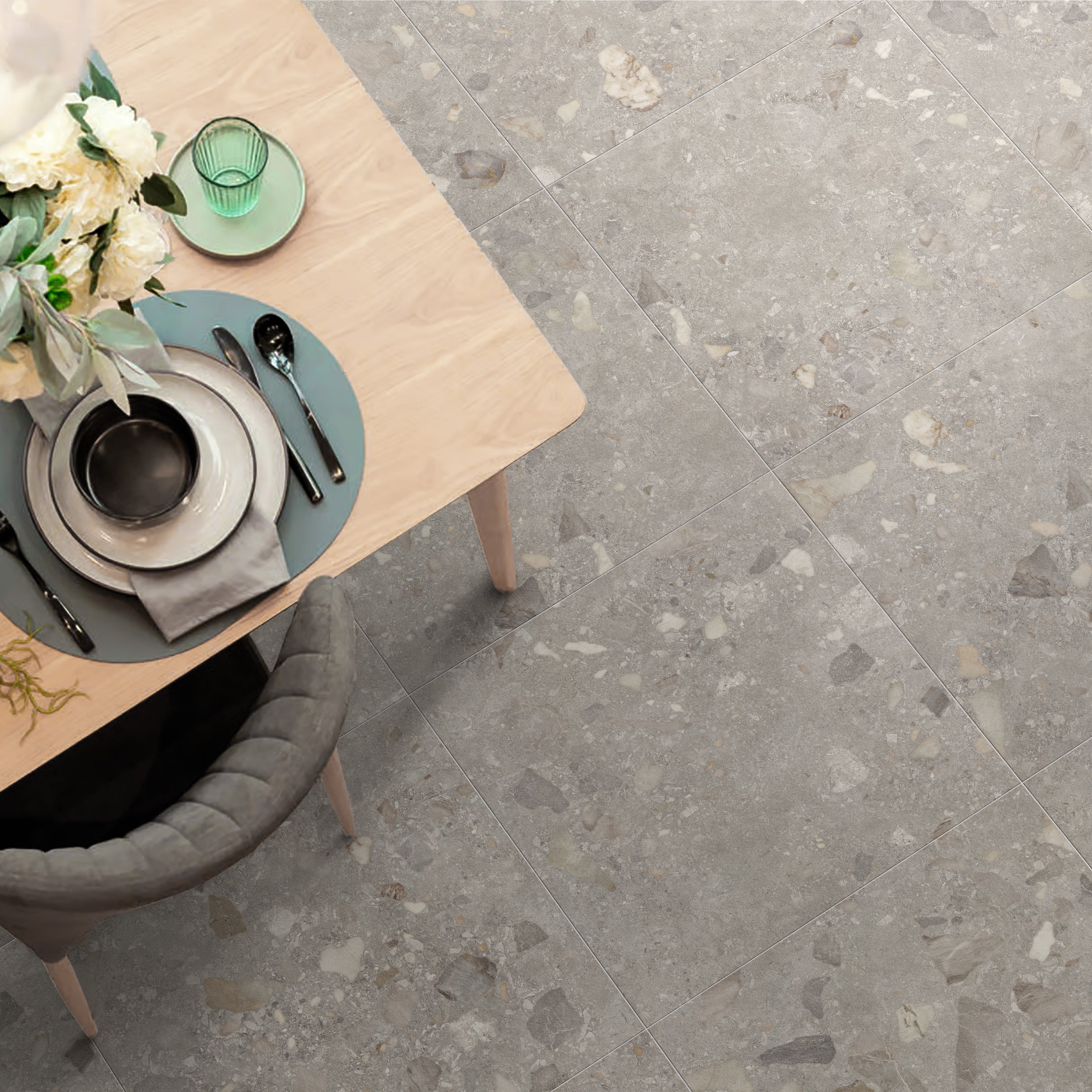 6-MT Terrazzo Look Tiles