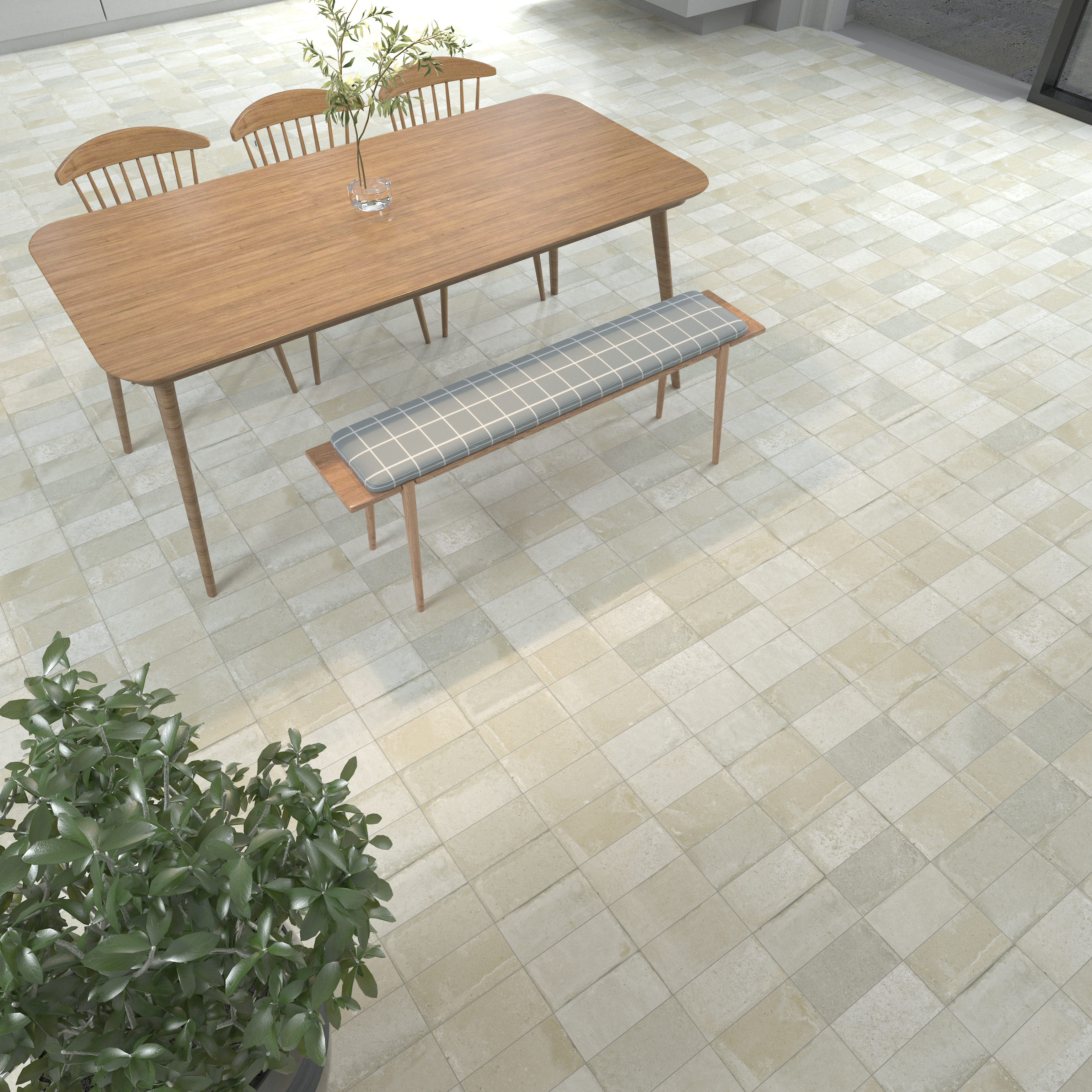 65-BN Earth Tone Tiles*