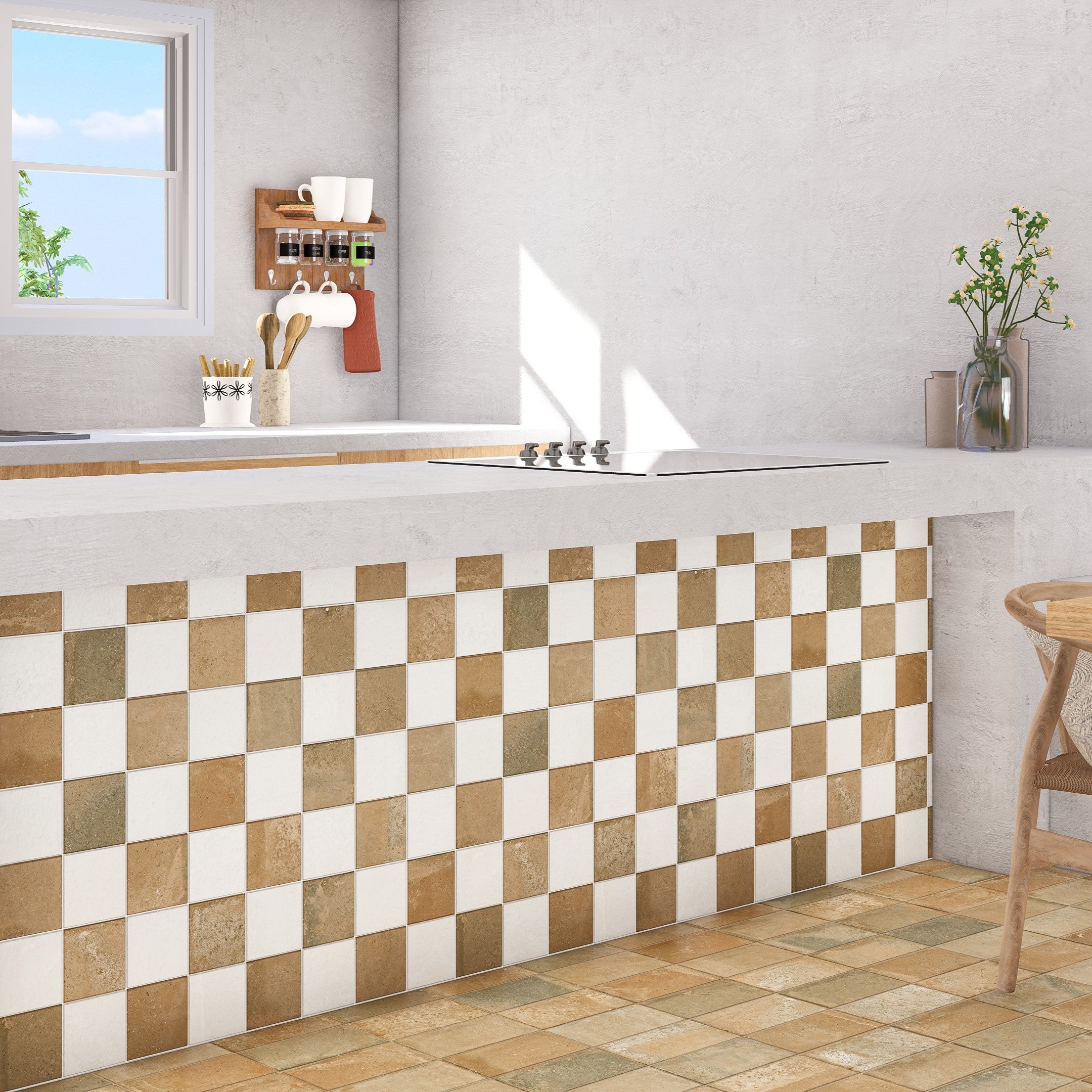 65-BN Earth Tone Tiles*