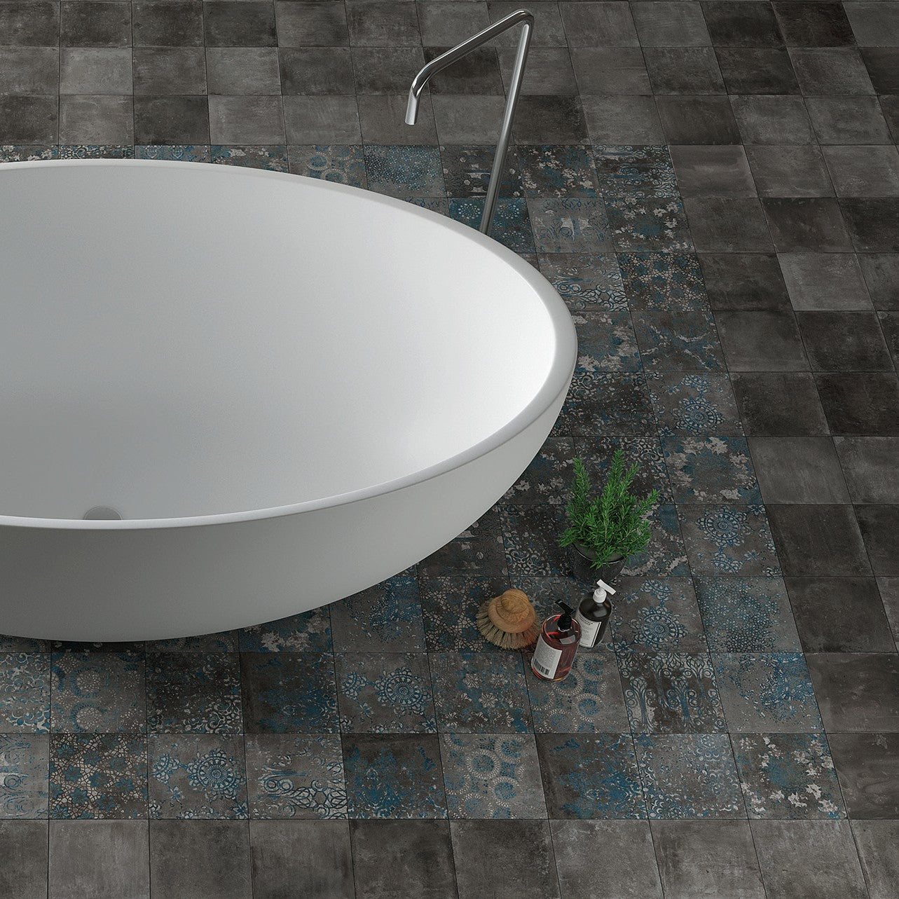 65-CH Earth Tone Tiles*