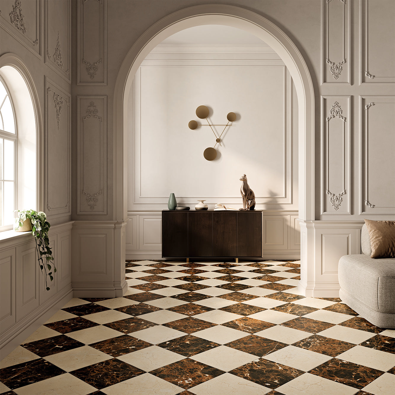 65-CM Marble Look Tiles