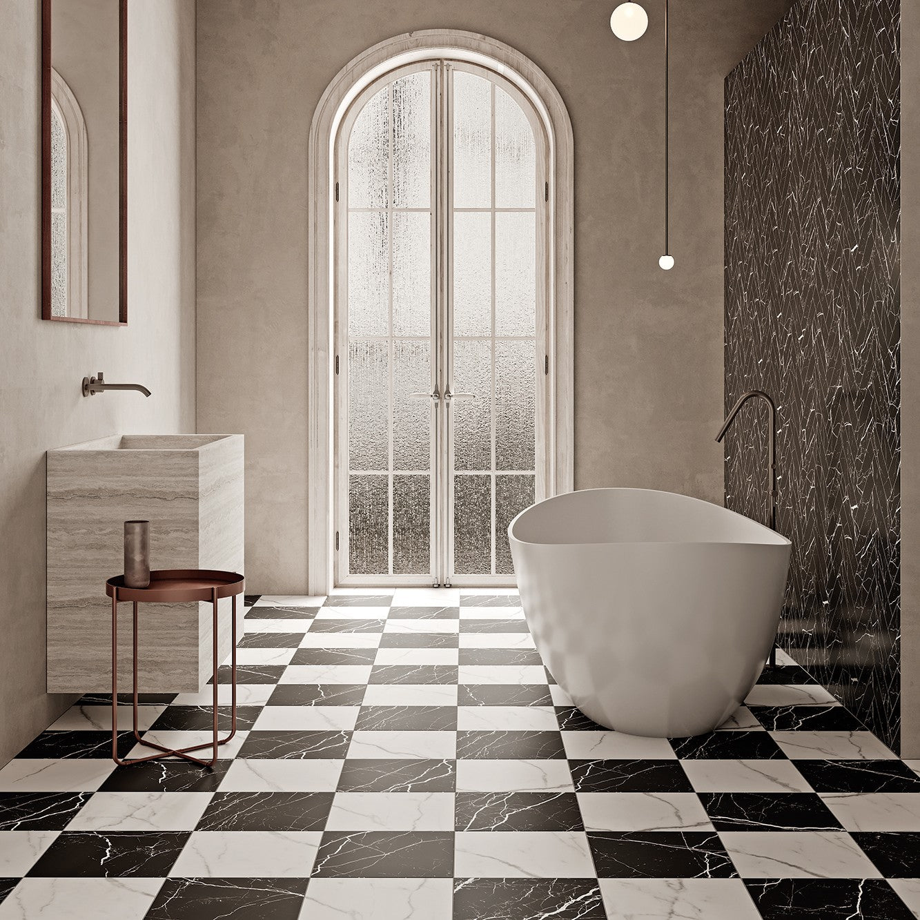 65-CM Marble Look Tiles