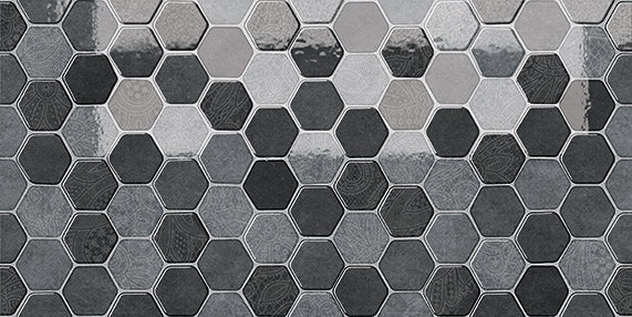 9-FO Hexology Decor Tile
