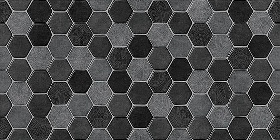9-FO Hexology Decor Tile