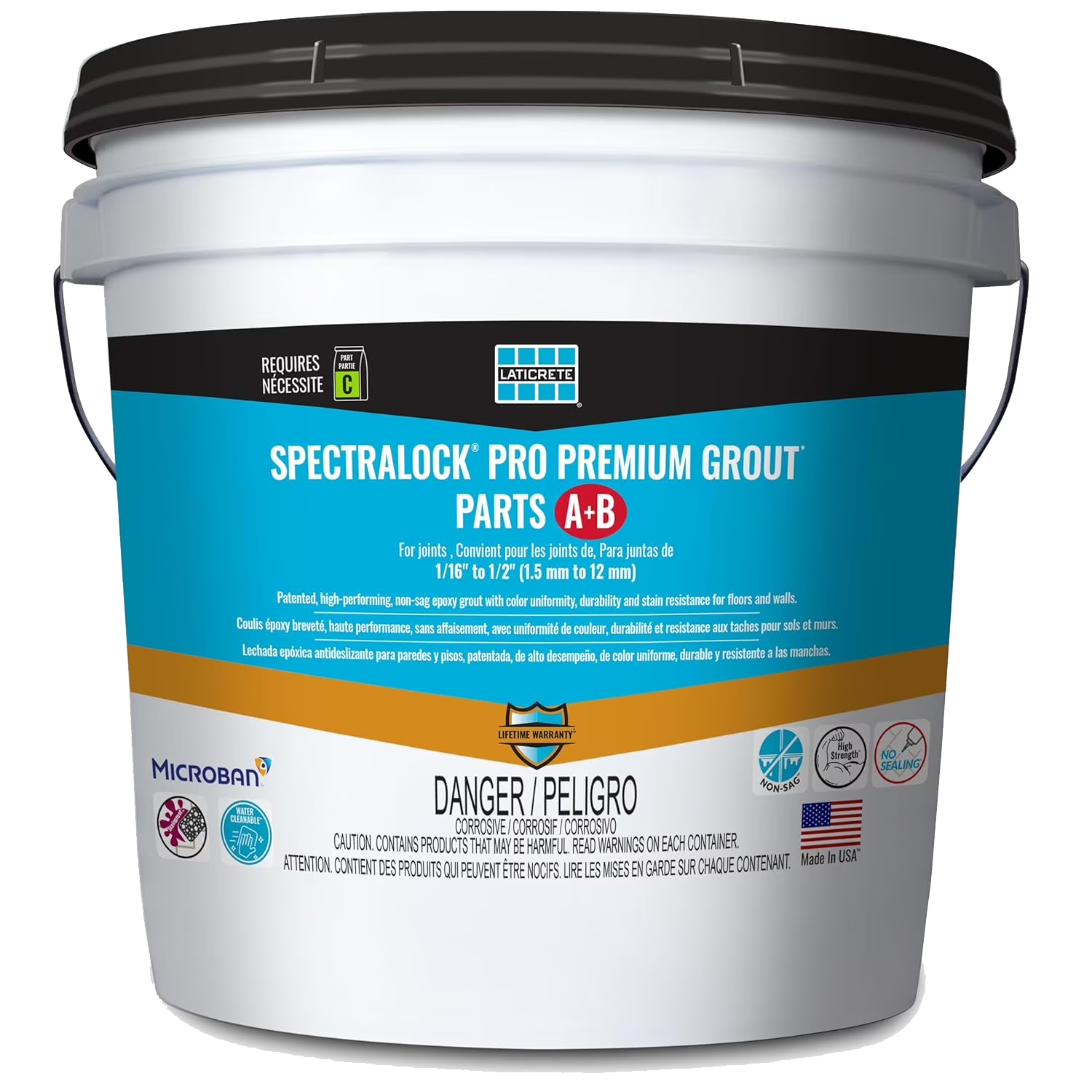 EPOXY - Spectralock Pro Premium Part A & B Epoxy Tile Grout