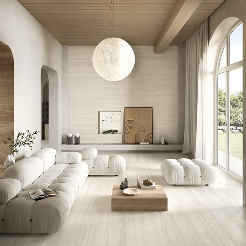 8-WH Stone Look Tile
