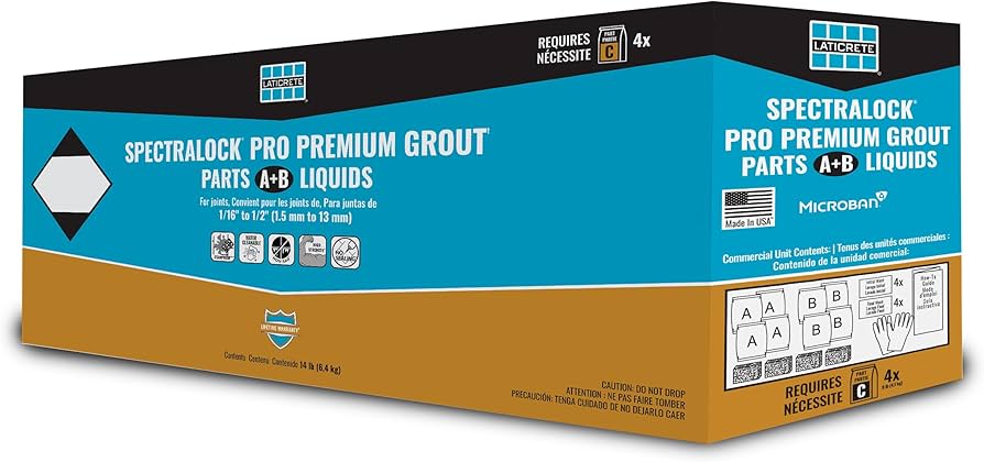 EPOXY - Spectralock Pro Premium Part A & B Epoxy Tile Grout